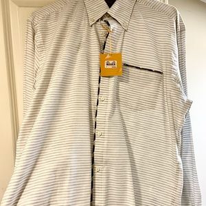 Thomas Dean Long Sleeve Men’s Button Down Size M
